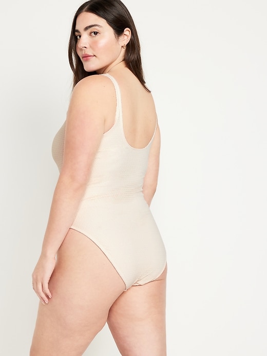 Image number 6 showing, Crochet One-Piece Swimsuit