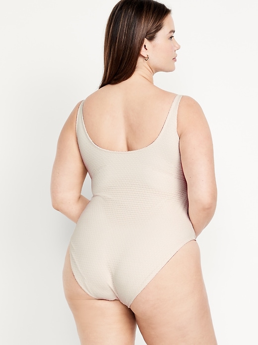 Image number 8 showing, Crochet One-Piece Swimsuit