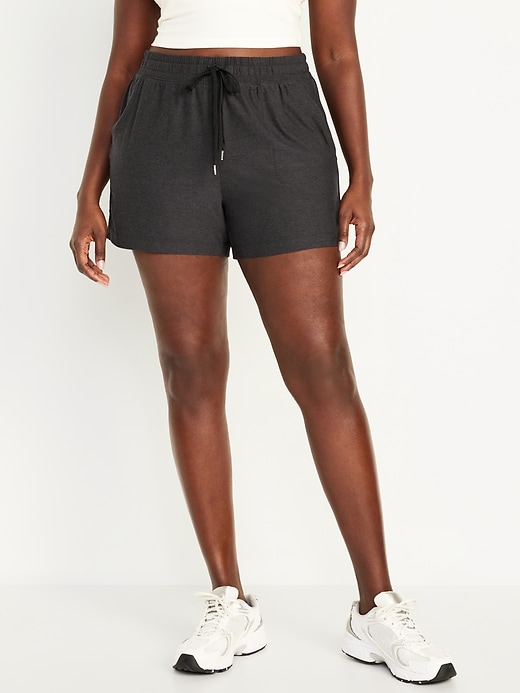 Image number 5 showing, High-Waisted Cloud 94 Soft Shorts -- 5" inseam