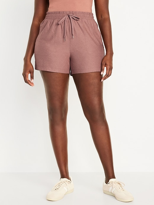 Image number 5 showing, High-Waisted CloudMotion Shorts -- 5-inch inseam