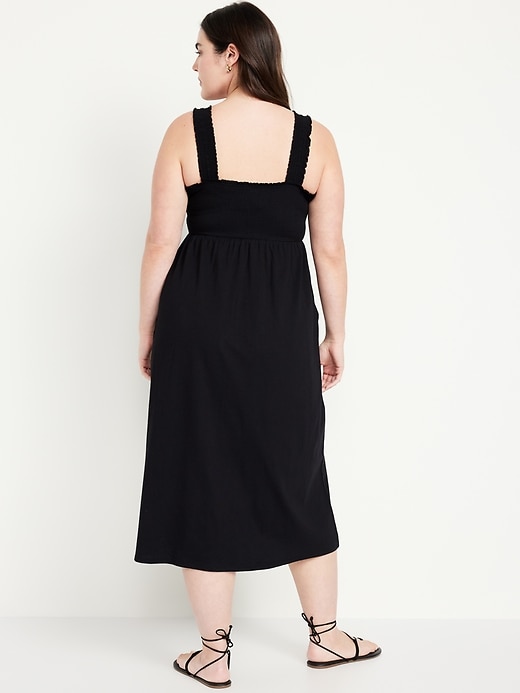 Image number 5 showing, Fit & Flare Smocked Midi Dress