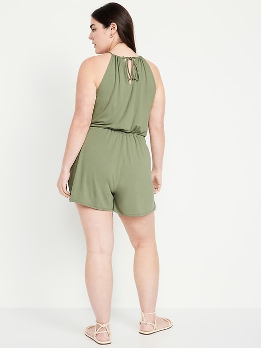 Image number 4 showing, Sleeveless Romper -- 3-inch inseam
