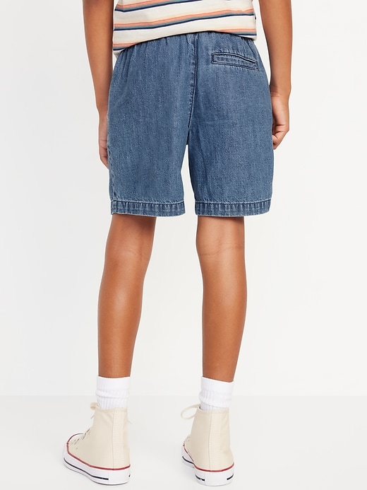 View large product image 2 of 4. Above Knee Pull-On Jean Shorts for Boys
