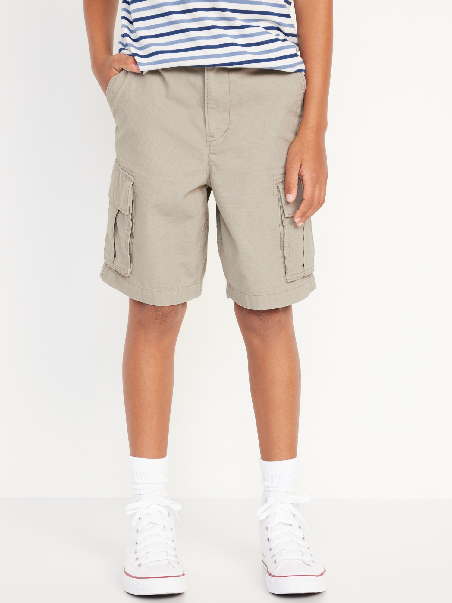 Knee Length Loose Cargo Shorts for Boys