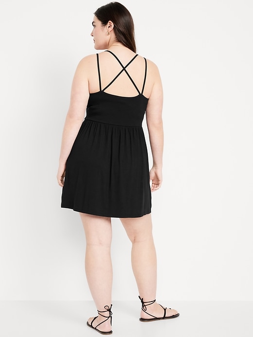 Image number 5 showing, Fit & Flare Strappy Mini Dress