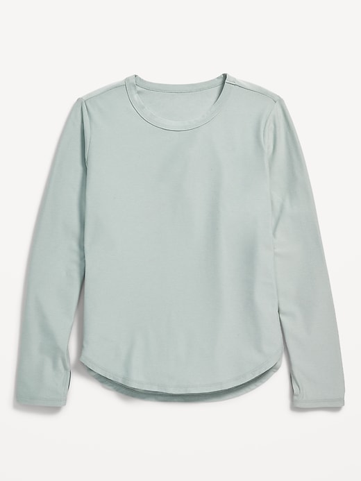 View large product image 1 of 2. Cloud 94 Soft Go-Dry Long-Sleeve T-Shirt for Girls