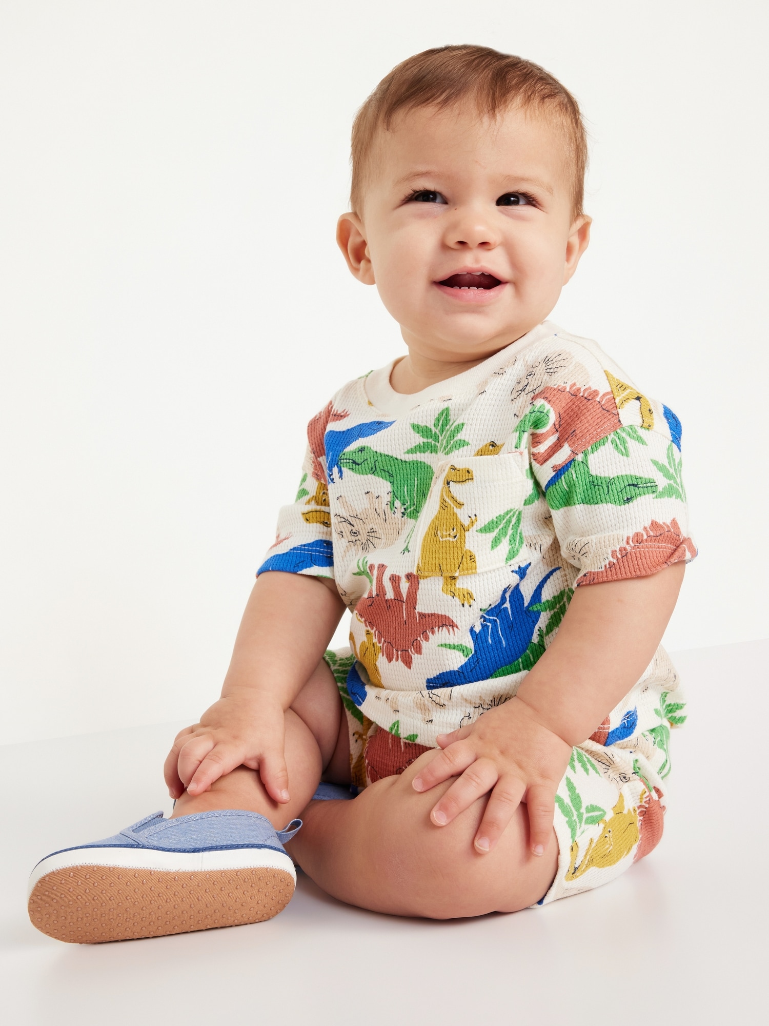 Short-Sleeve Dress & Leggings Set for Baby
