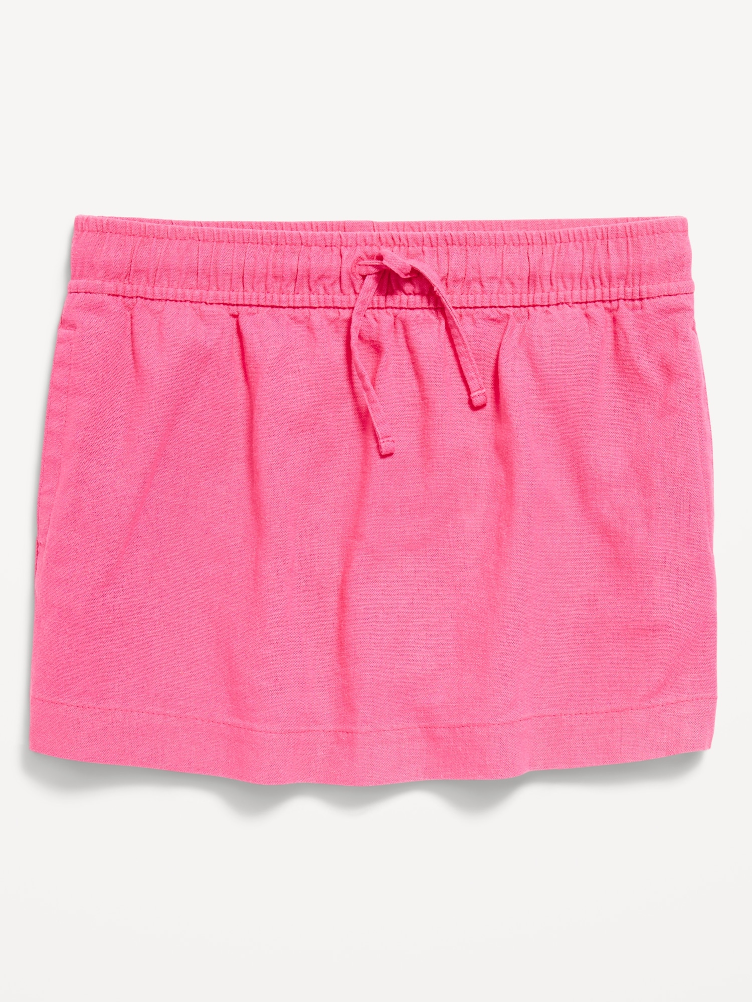 Linen-Blend Drawstring Skirt for Girls Hot Deal