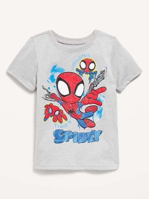 View large product image 1 of 2. Marvel™ Spider-Man Unisex Graphic T-Shirt for Toddler