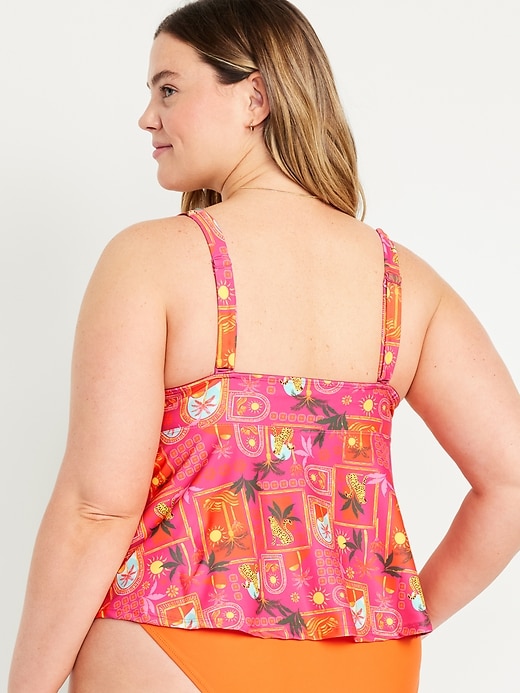 Image number 8 showing, V-Neck Swing Tankini Swim Top