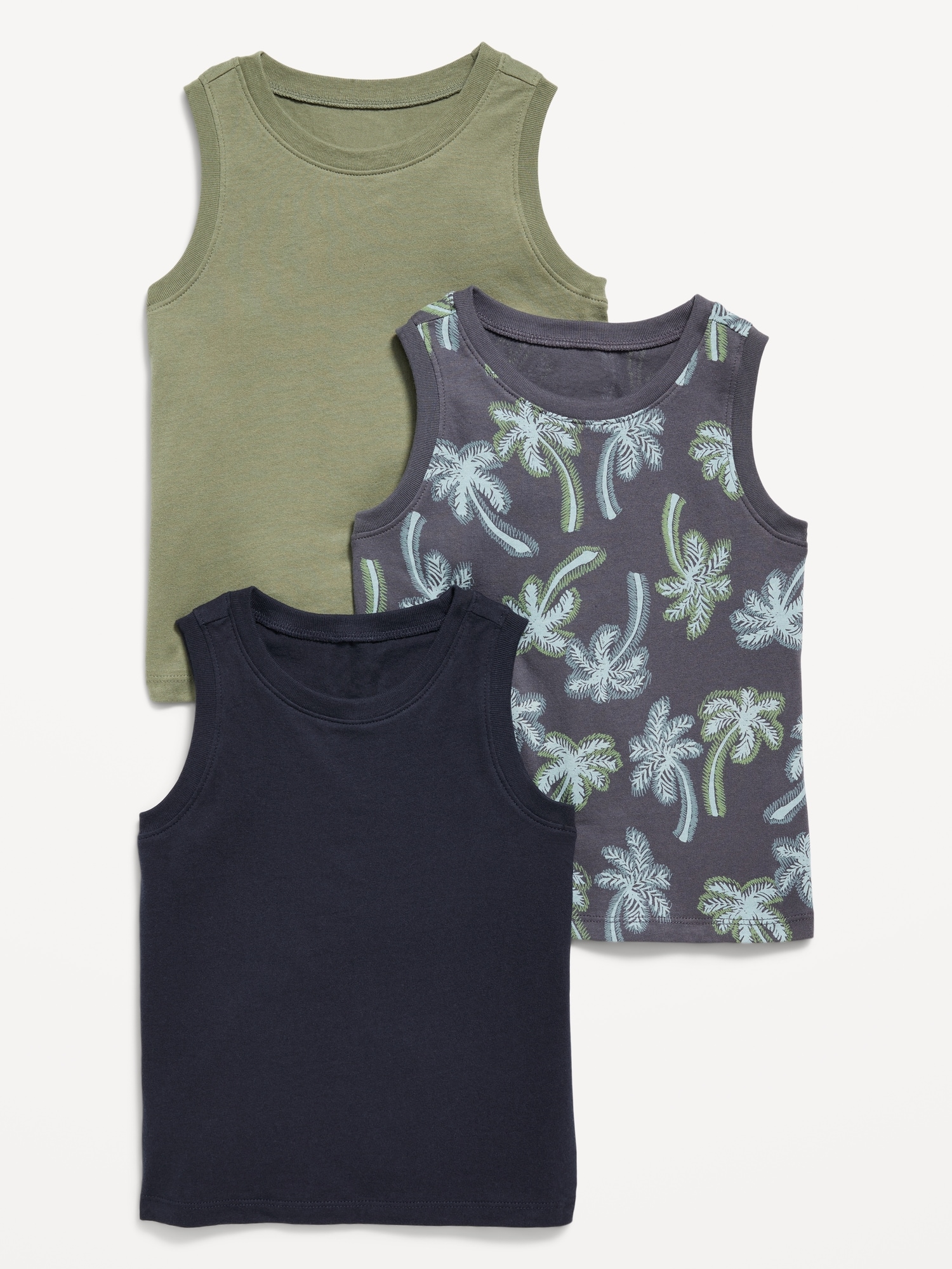 Tank Top 3-Pack for Toddler Boys