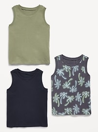 View large product image 3 of 3. Tank Top 3-Pack for Toddler Boys