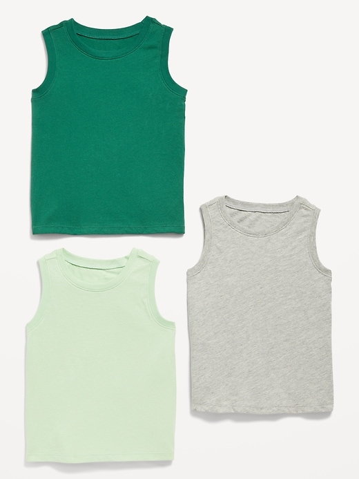View large product image 2 of 2. Tank Top 3-Pack for Toddler Boys