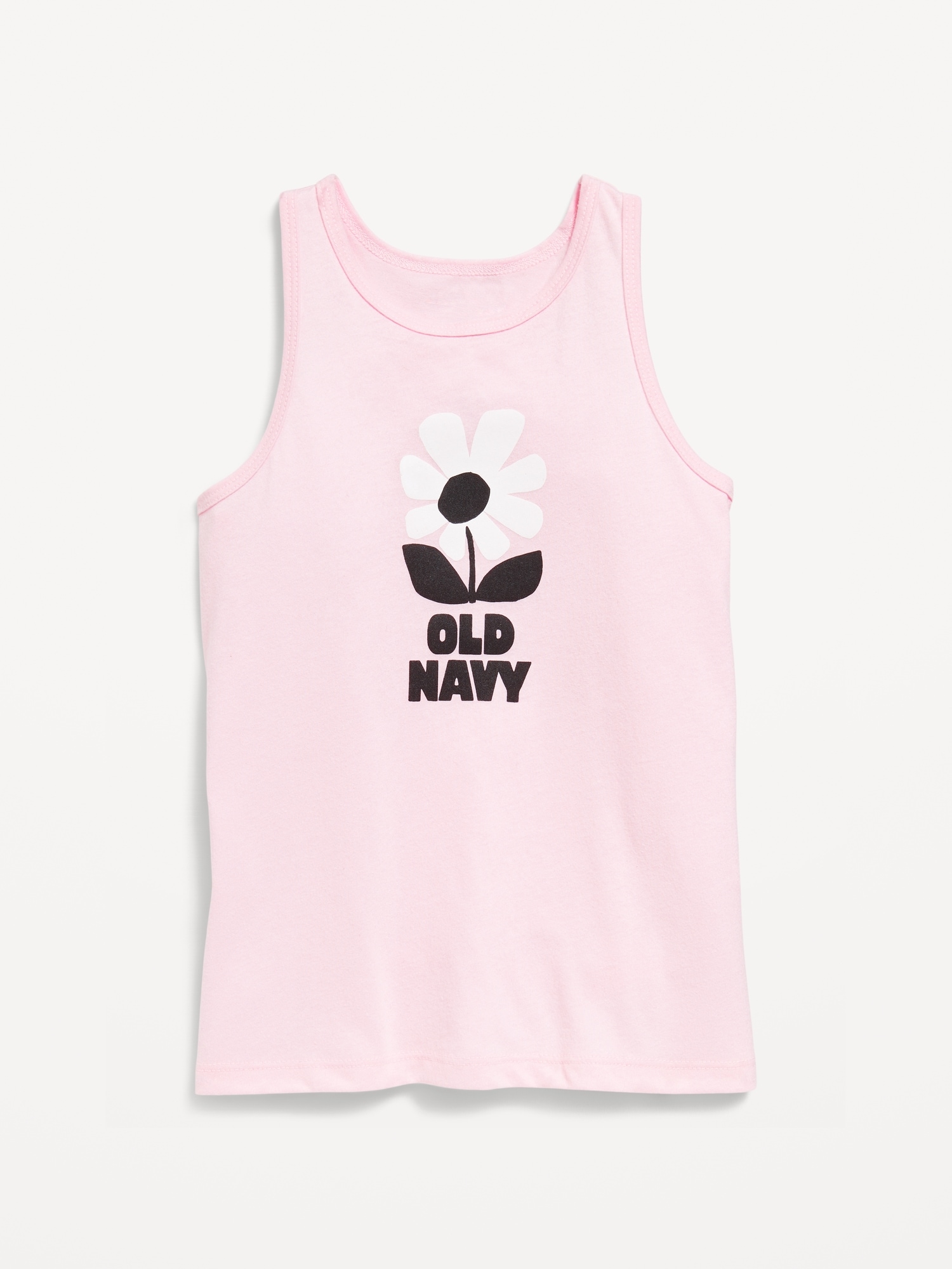 Fitted Logo-Graphic Tank Top for Girls
