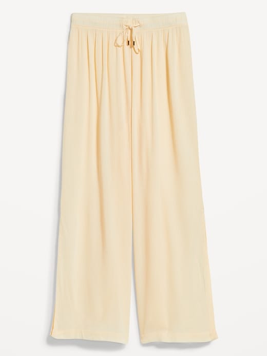 Image number 4 showing, High-Waisted Swim Cover-Up Pants