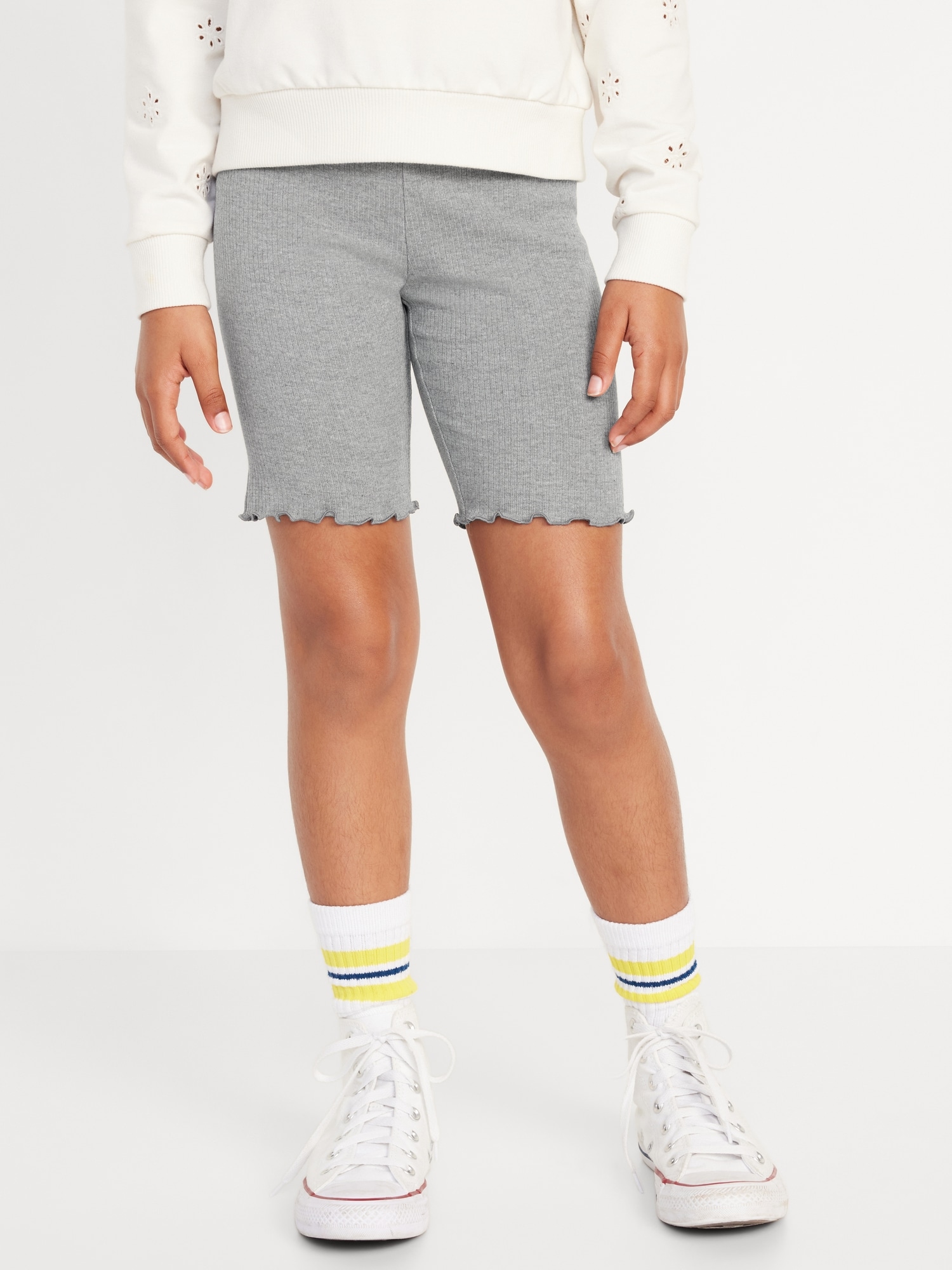 Extra High-Waisted PowerChill Biker Shorts -- 8-inch inseam
