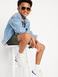 View large product image 3 of 5. Loose Cargo Shorts for Boys (At Knee)