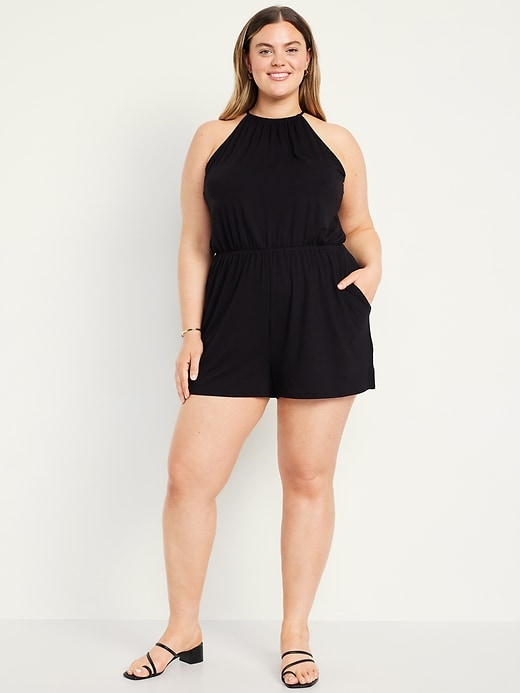 Image number 6 showing, Sleeveless Romper -- 3-inch inseam