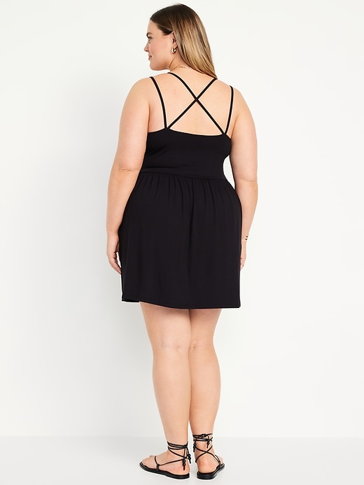 Image number 7 showing, Fit & Flare Strappy Mini Dress