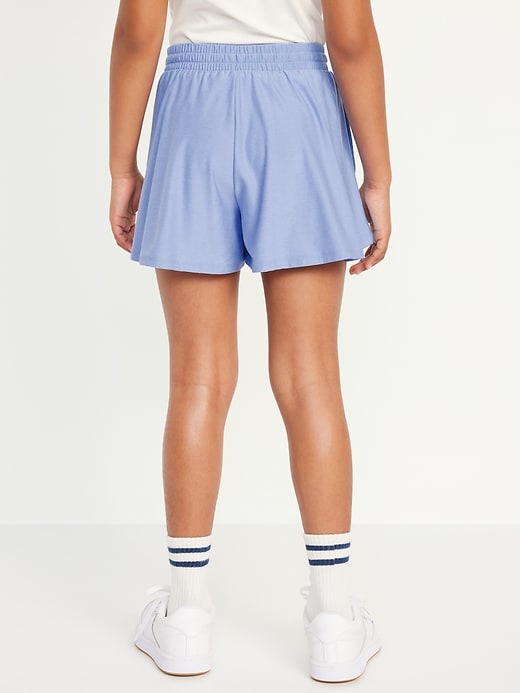 View large product image 2 of 4. High-Waisted Cloud 94 Soft Go-Dry Shorts for Girls