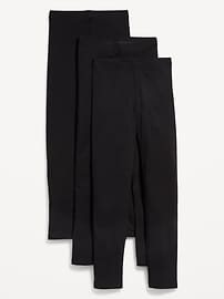 Image number 1 showing, Jersey Built-In Tough Leggings 3-Pack for Girls