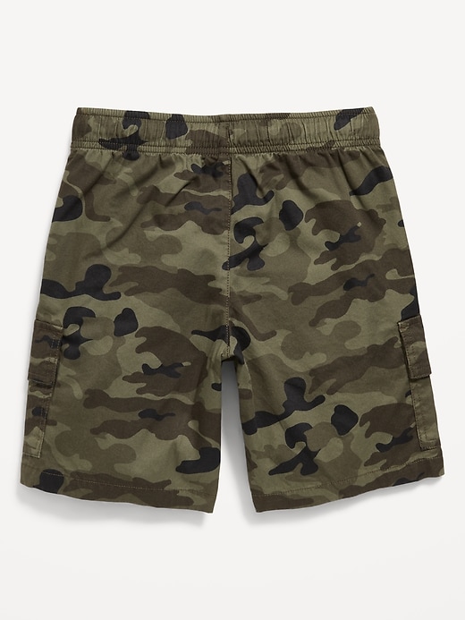 View large product image 2 of 3. Above Knee Cargo Jogger Shorts for Boys