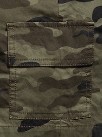 View large product image 3 of 3. Above Knee Cargo Jogger Shorts for Boys