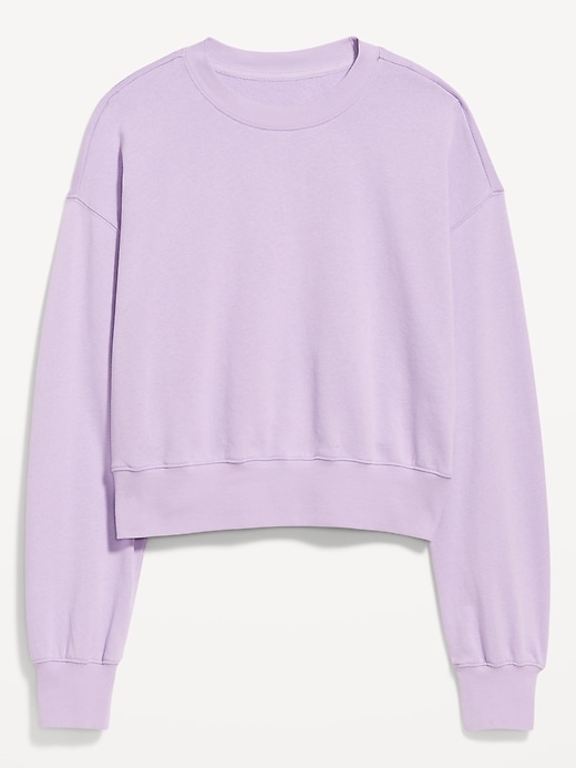 Image number 7 showing, French-Terry Drop-Shoulder Sweatshirt