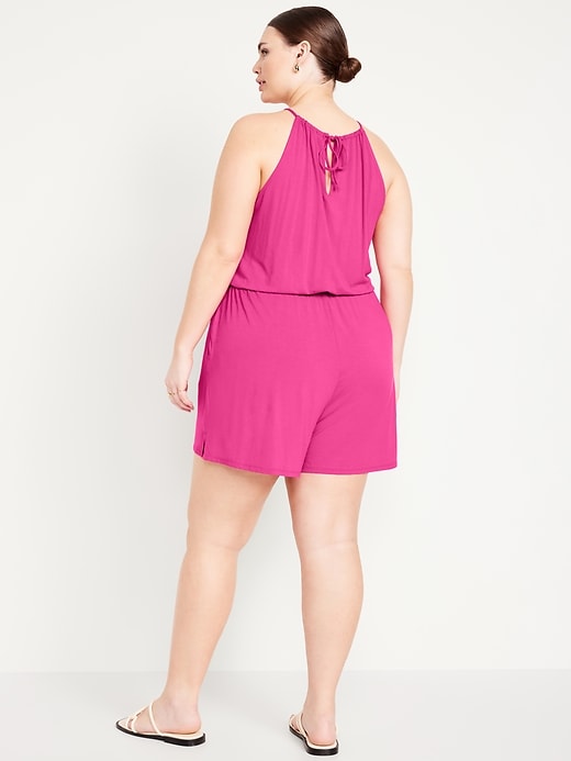Image number 5 showing, Sleeveless Romper -- 3-inch inseam