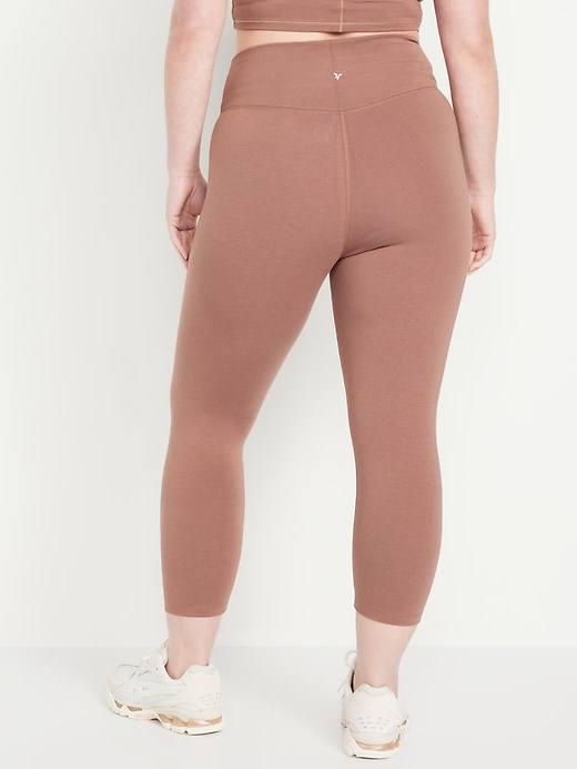 Image number 5 showing, Extra High-Waisted PowerChill Crop Leggings