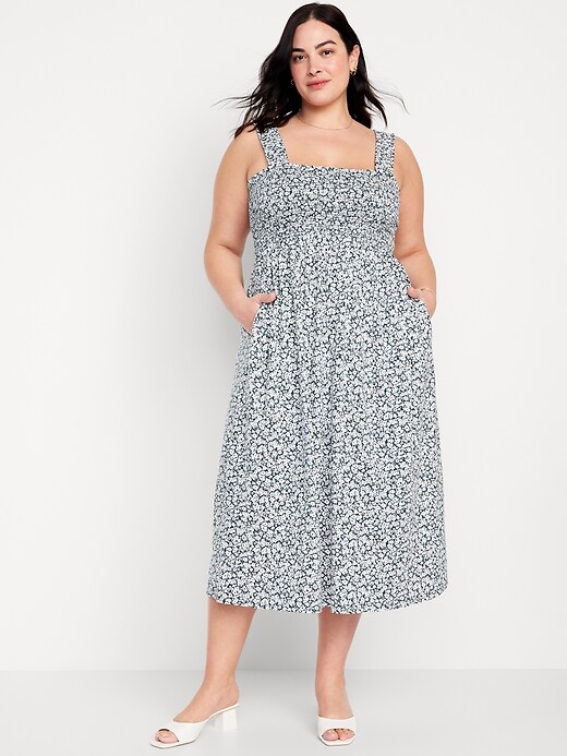 slim fit dress slacks Smocked Polka Dot Short Dress for Women in Lilac