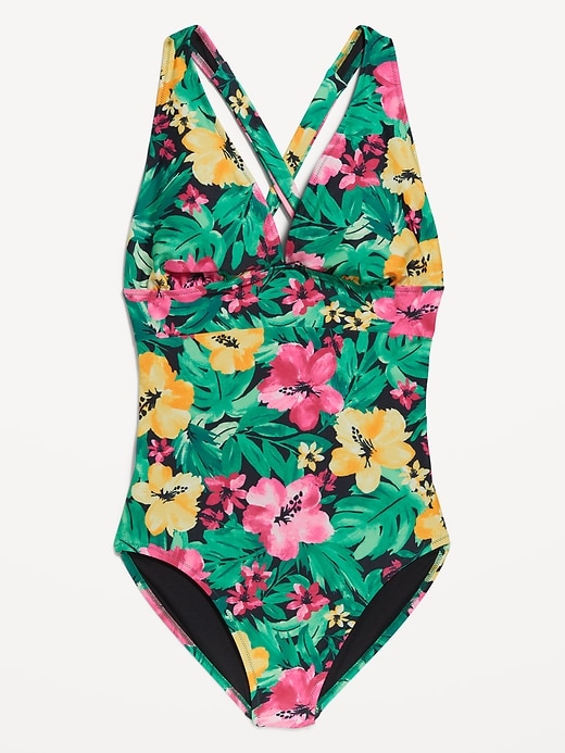 Image number 4 showing, Tie-Back One-Piece Swimsuit