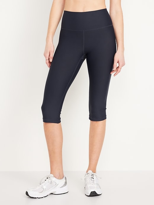 High-Waisted PowerSoft Crop Leggings -- 16-inch inseam