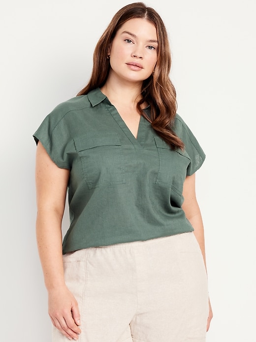 Image number 7 showing, Dolman-Sleeve Utility Top