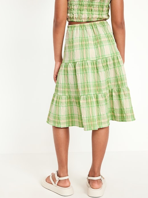 View large product image 2 of 4. Tiered Midi Skirt for Girls