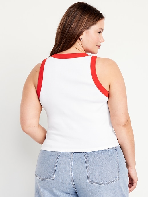 Image number 8 showing, Graphic Crop Tank Top
