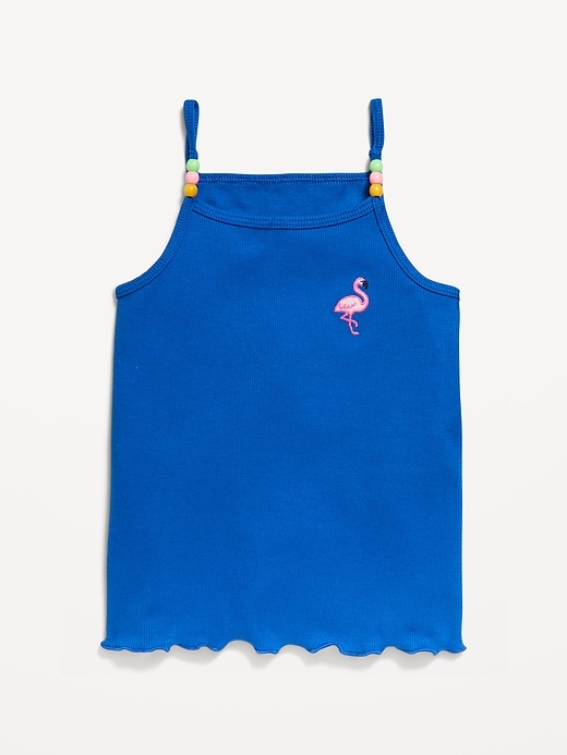 View large product image 1 of 1. Beaded-Strap Cami Top for Toddler Girls