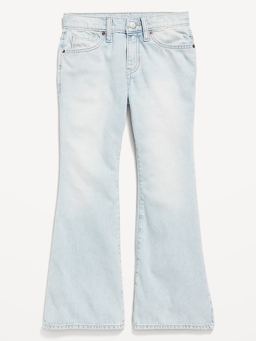 Image number 4 showing, High-Waisted Super Baggy Flare Jeans for Girls