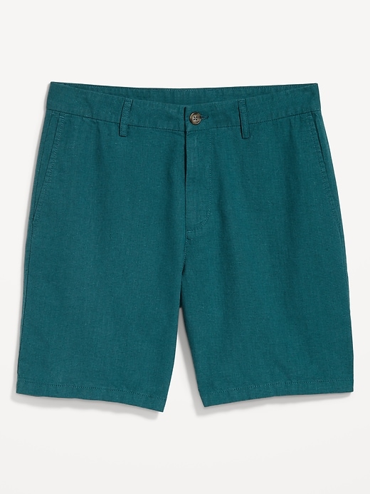 Image number 5 showing, Rotation Chino Linen-Blend Shorts -- 8-inch inseam