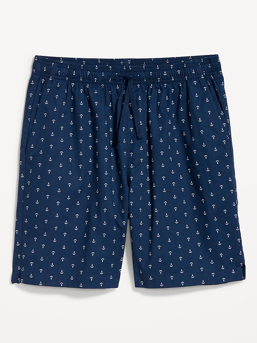 View large product image 1 of 3. 2-Pack Poplin Pajama Shorts -- 7-inch inseam