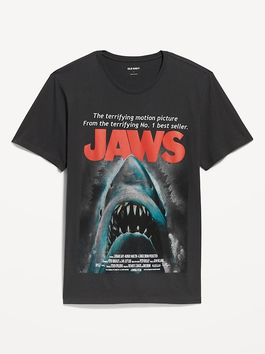 View large product image 1 of 1. Jaws™ Gender-Neutral T-Shirt for Adults