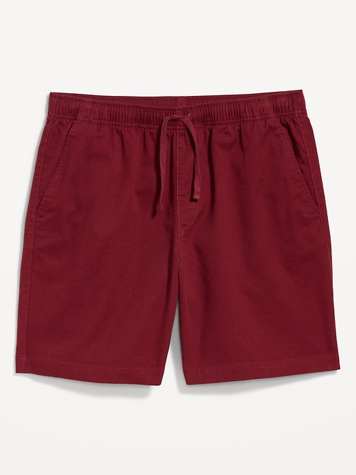 Image number 3 showing, Pull-On Twill Jogger Shorts -- 7-inch inseam