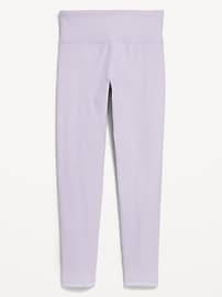 View large product image 4 of 4. High-Waisted PowerSoft 7/8-Length Performance Leggings for Girls