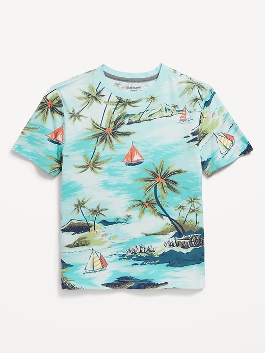 View large product image 1 of 1. Softest Printed Crew-Neck T-Shirt for Boys
