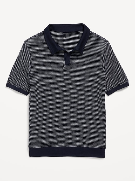 View large product image 2 of 4. Short-Sleeve Knit Polo Shirt for Boys