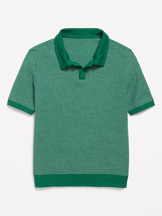 View large product image 2 of 4. Short-Sleeve Knit Polo Shirt for Boys
