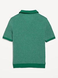 View large product image 3 of 4. Short-Sleeve Knit Polo Shirt for Boys