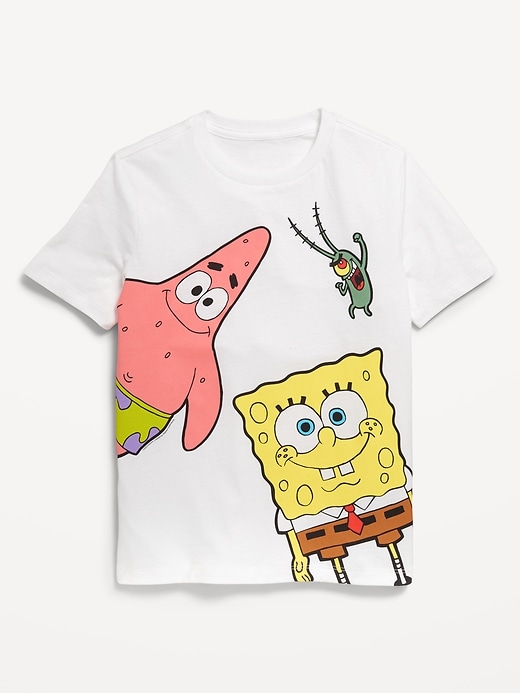 View large product image 1 of 2. SpongeBob SquarePants™ Gender-Neutral Graphic T-Shirt for Kids