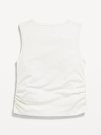 View large product image 3 of 3. Side-Ruched Licensed Graphic Tank Top for Girls