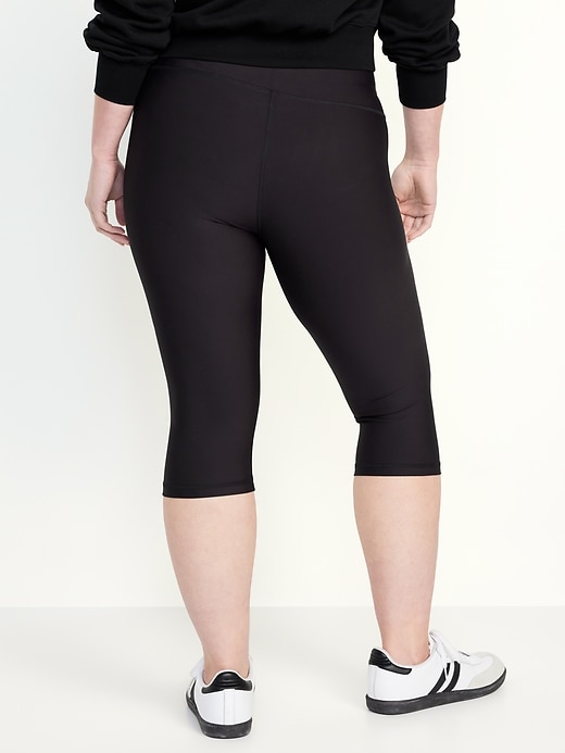 Image number 6 showing, High-Waisted PowerSoft Crop Leggings